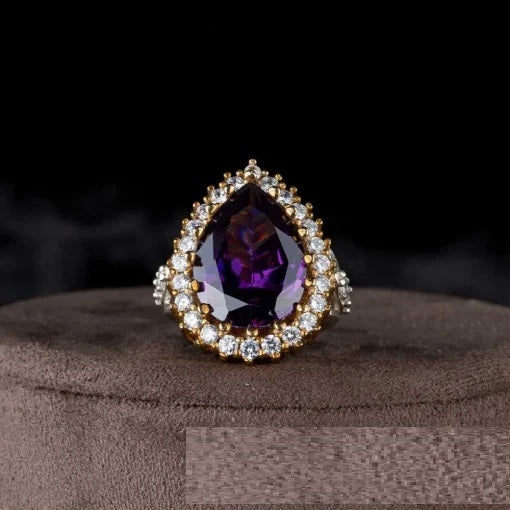 Hurrem Sultan Amethyst Three Pieces Set