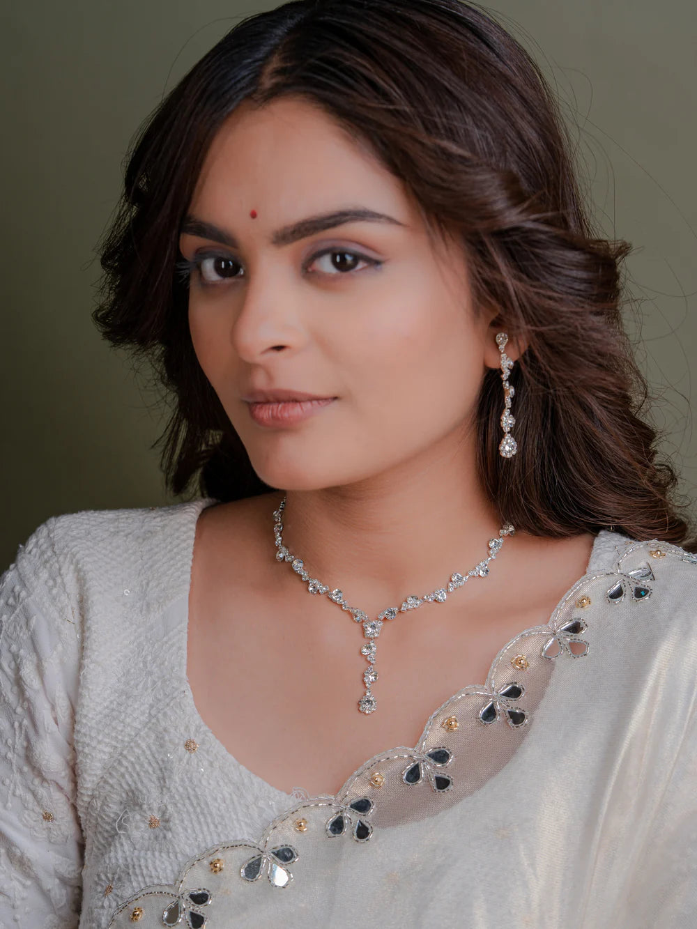 Delicate Diamond Necklace