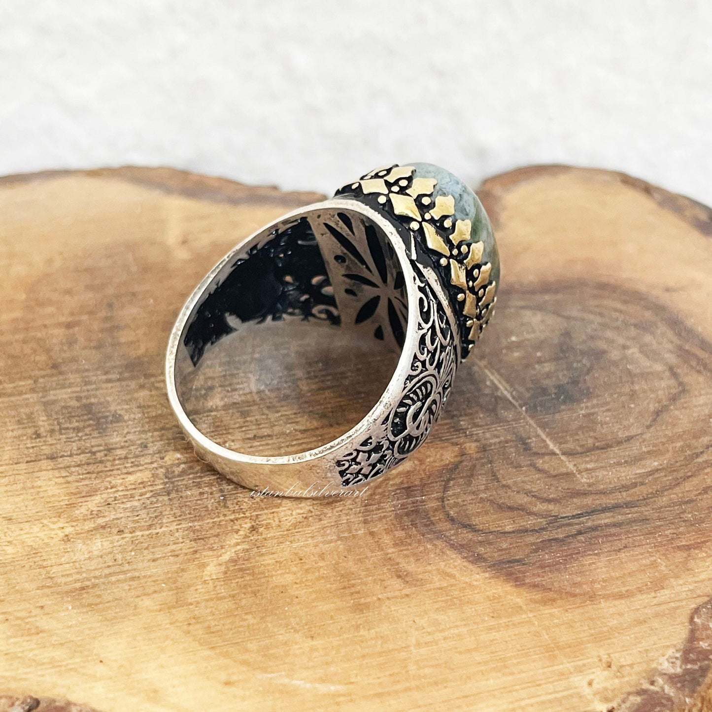 Turkish Handmade Silver Men Ring