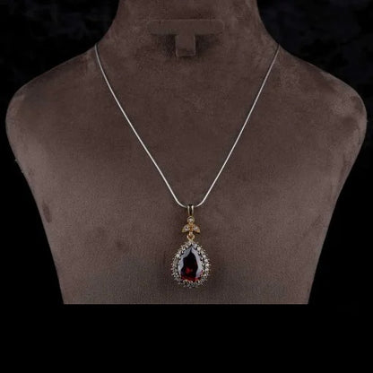 Hurrem Sultan Garnet Three Pieces Set
