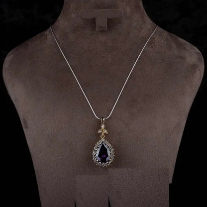 Hurrem Sultan Amethyst Three Pieces Set
