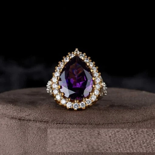 Hurrem Sultan Amethyst Jewelry Set