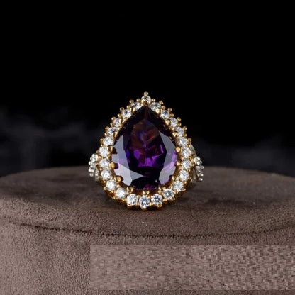 Hurrem Sultan Amethyst Jewelry Set