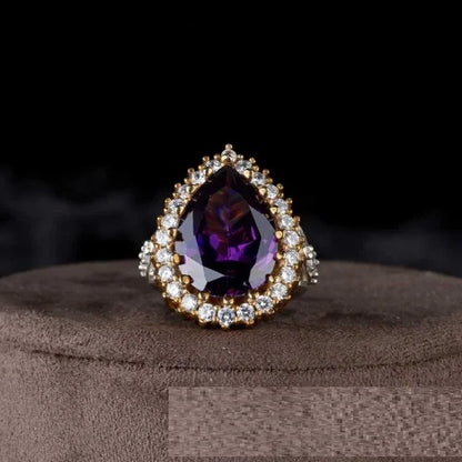 Hurrem Sultan Amethyst Three Pieces Set