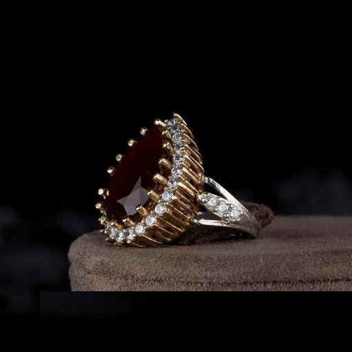 Hurrem Sultan Garnet Jewelry Set