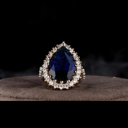 Hurrem Sultan Sapphire Three Pieces Set