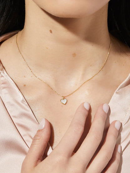 Minimal Heart Necklace