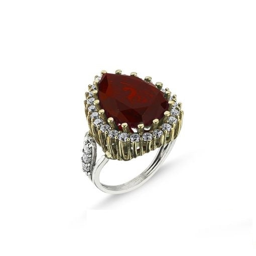 Hurrem Sultan Garnet Jewelry Set