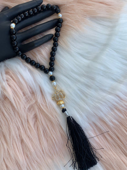 33 Beads Tasbeh With Calligraphy Pendant