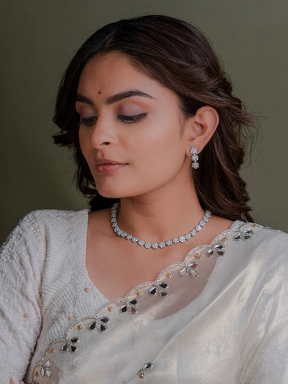 Bombshell Silver Necklace