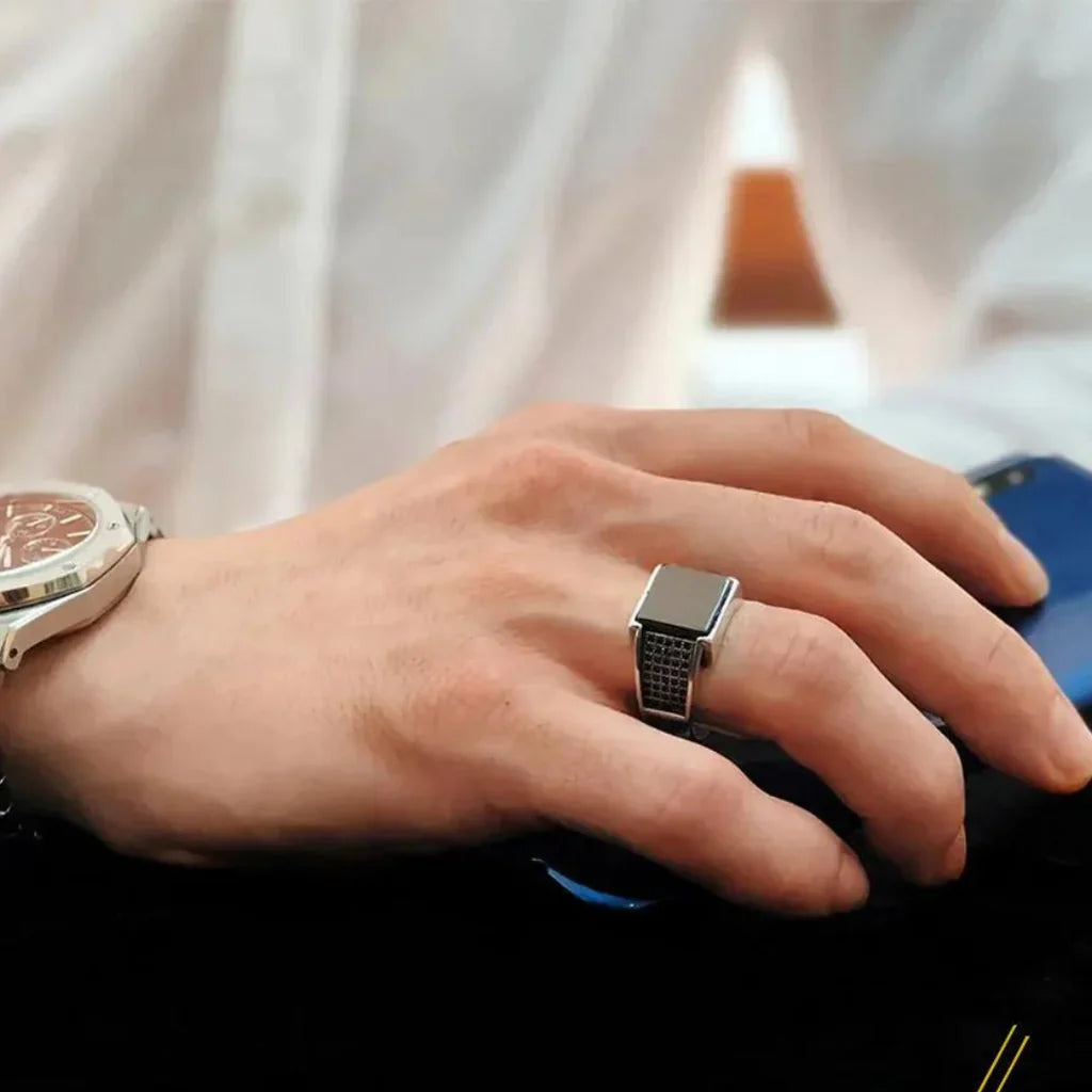 Black Turkish Onyx 925 Silver