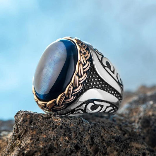 Modern Turkish Ring 925 Silver