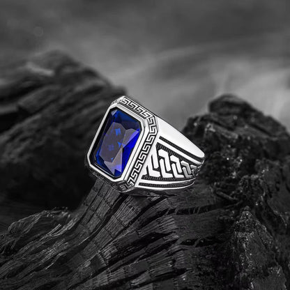 Ancient Greek Mythology - Blue Turkish Ring