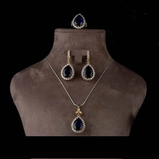 Hurrem Sultan Sapphire Three Pieces Set