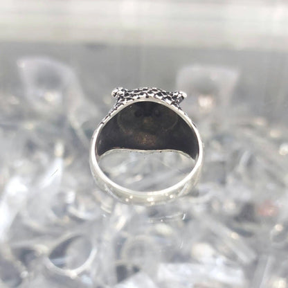 Owl Ring, 925 Sterling Silver Unisex Ring