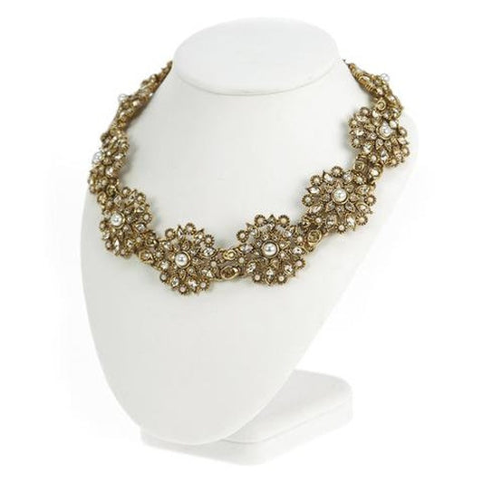 Pearl Choker Gold Platted Indian Jewellery Set