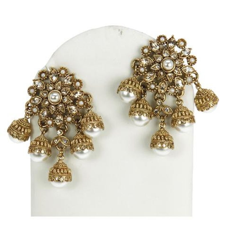 Pearl Choker Gold Platted Indian Jewellery Set