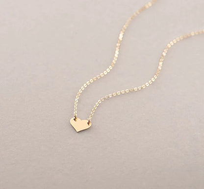 Tiny Heart Necklace- Personalized