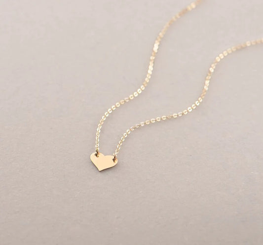 Tiny Heart Necklace- Personalized