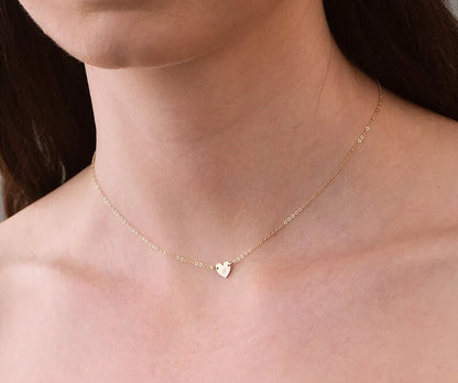 Tiny Heart Necklace- Personalized
