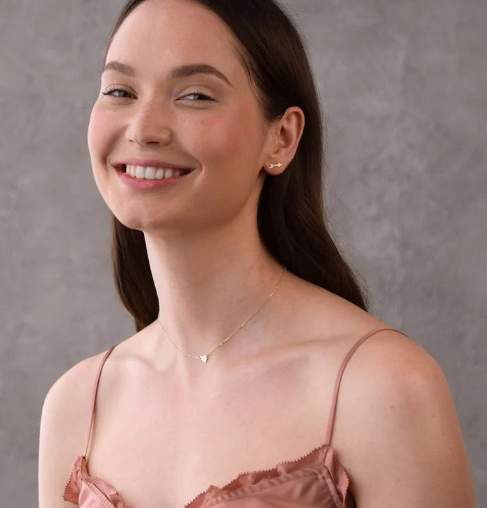 Tiny Heart Necklace- Personalized