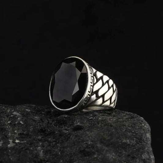 Black Rhodium & Gold Plated 925 Sterling Silver Ring