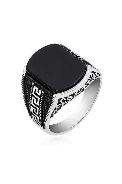 Turkish Greek Pattern Ring-925