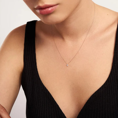 Diamond Mini Star Necklace