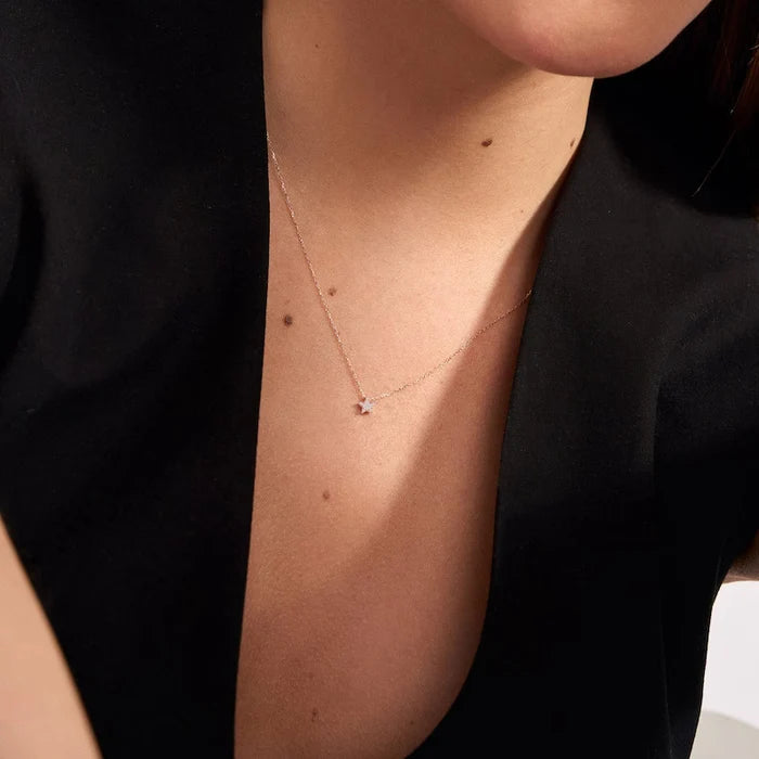 Diamond Mini Star Necklace