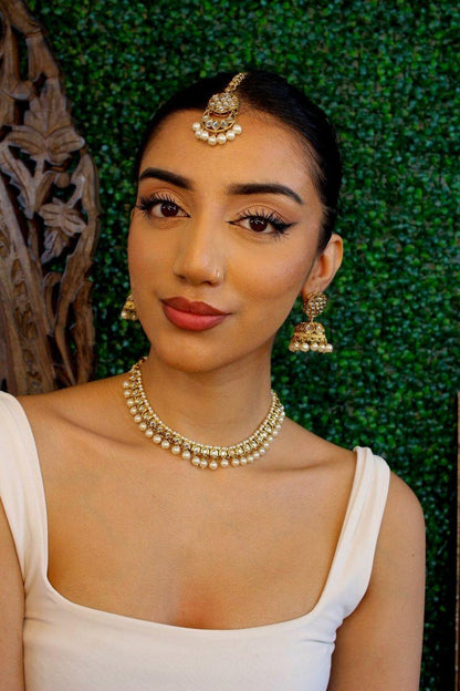 Jaina Faux Kundan Set