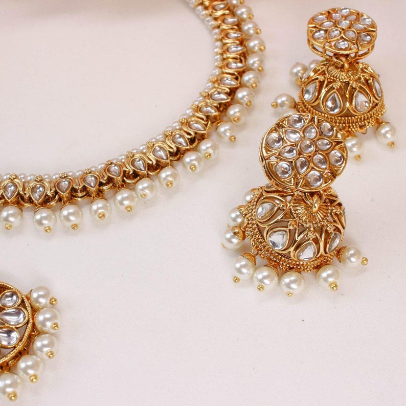 Jaina Faux Kundan Set