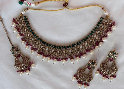 Ruby Necklace set
