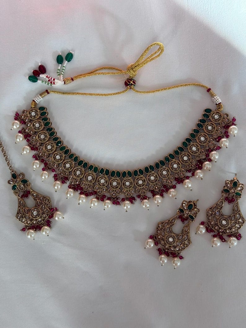 Ruby Necklace set