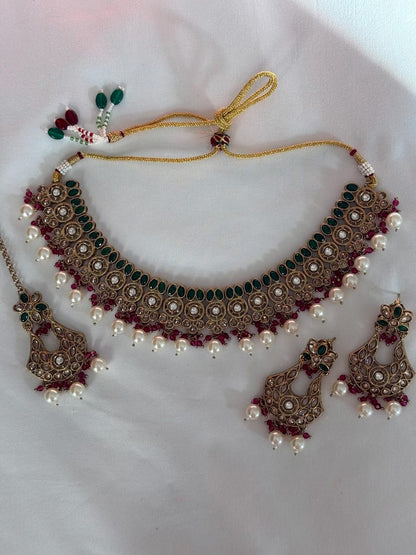 Ruby Necklace set