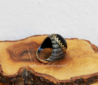 Turkish Handmade Silver Men Ring