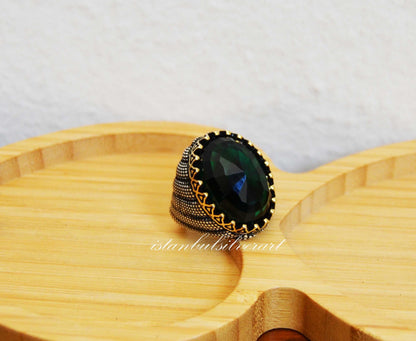 Turkish Handmade Silver Men Ring