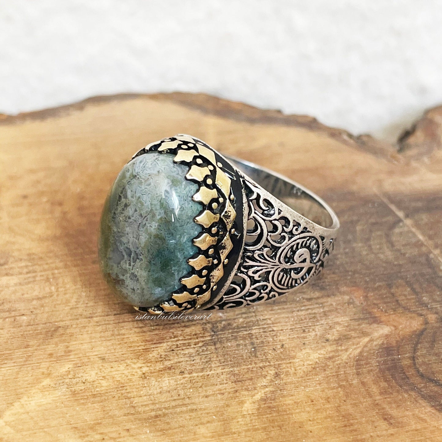 Turkish Handmade Silver Men Ring