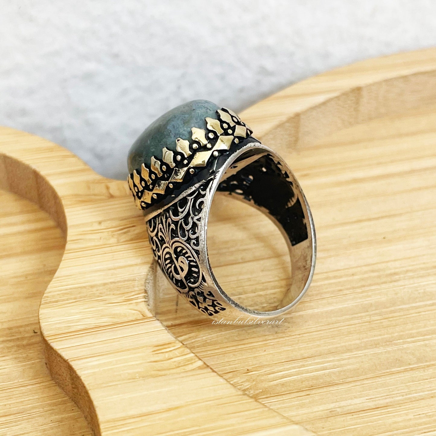 Turkish Handmade Silver Men Ring