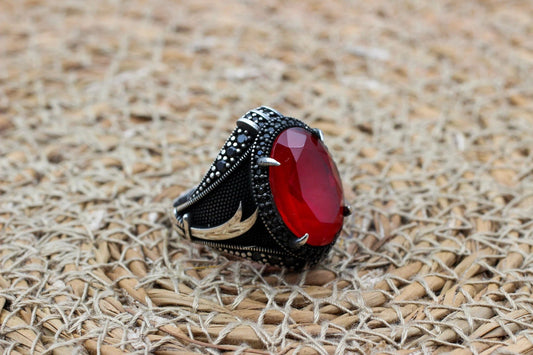Turkish Handmade Silver Men Ring