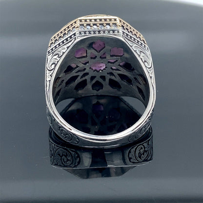 Natural Amethyst Men's Ring Most Loved