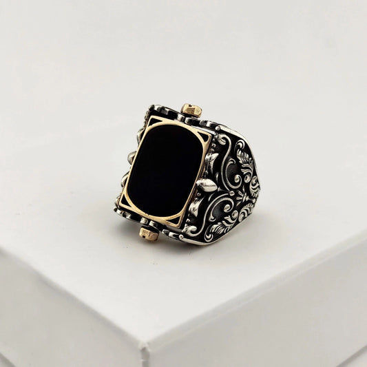 Engraved Kabbalah ring