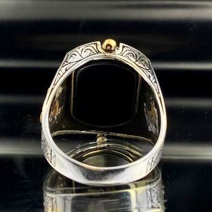 Onyx Islamic Handmade Silver Ring Most Loved
