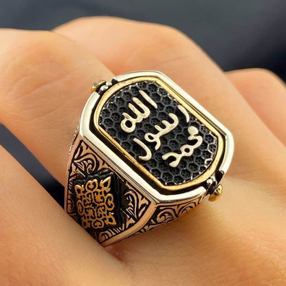 Onyx Islamic Handmade Silver Ring Most Loved