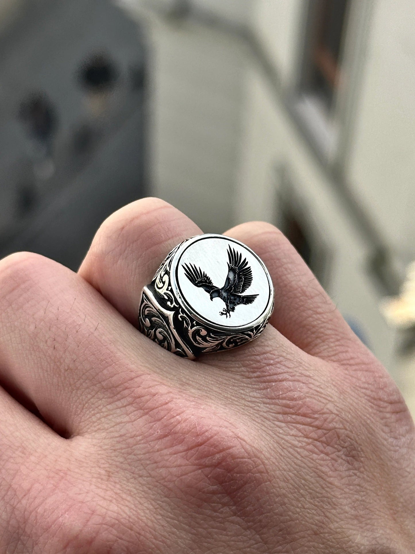 Eagle 925 Sterling Silver Ring