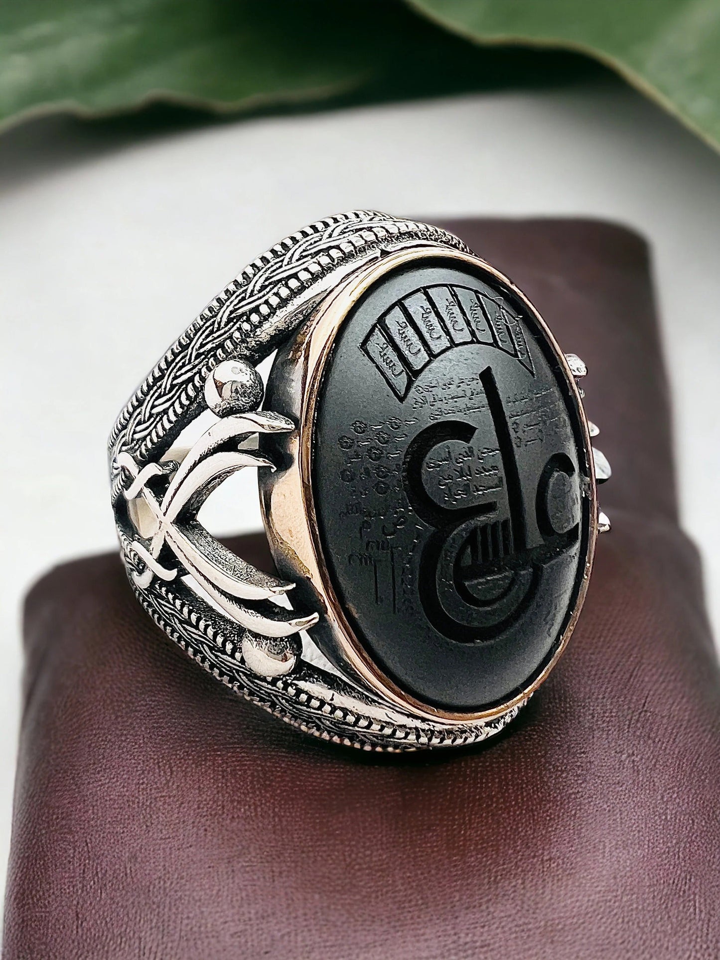 Ayn Ali Amulet Hematite Sini Islamic Ring