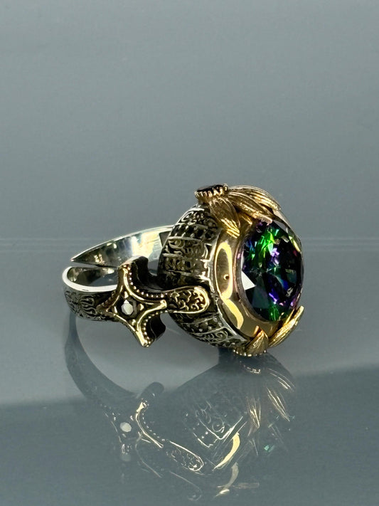 Handmade Turkish 925 Sterling Silver Men's Ring Most Loved