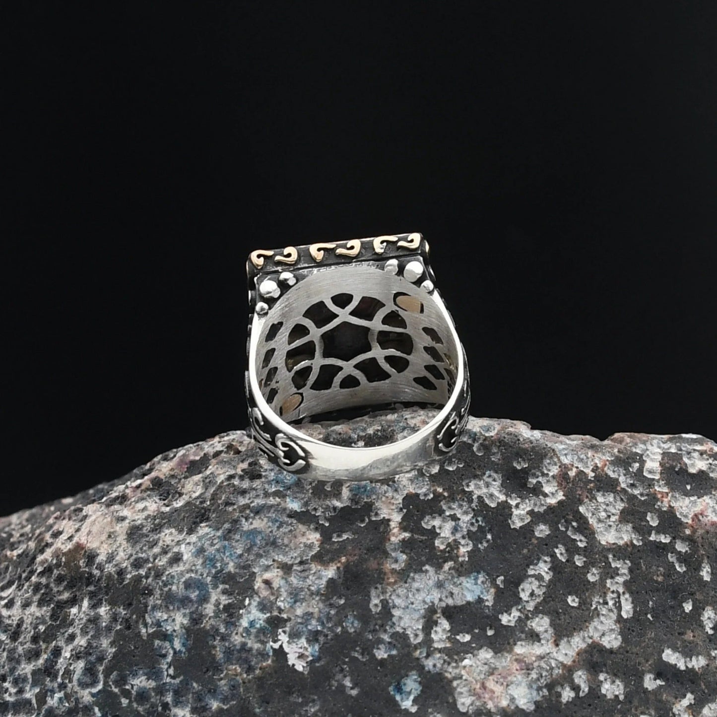 Ayetel Kursi Handmade Silver Ring
