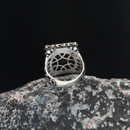 Ayetel Kursi Handmade Silver Ring