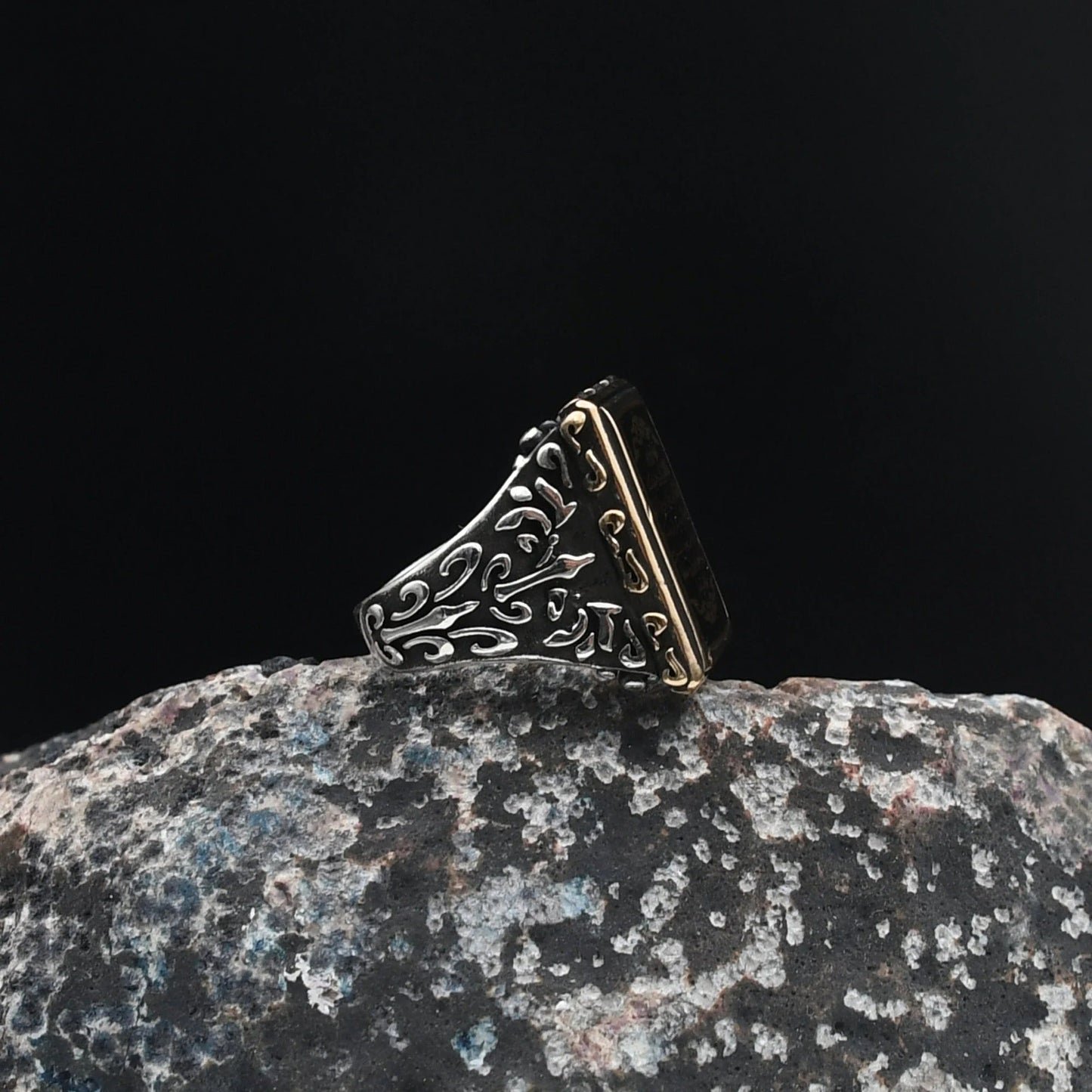 Ayetel Kursi Handmade Silver Ring