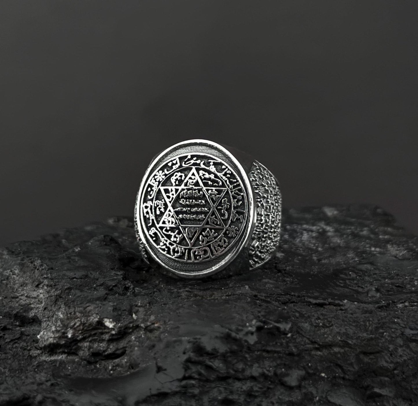 Solomon Islamic Custom Sterling Silver Ring Most Loved